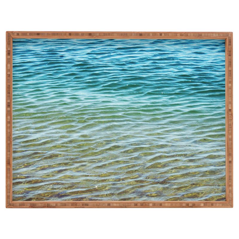 Shannon Clark Ombre Sea Rectangle Tray - Blue - Deny Designs, 1 of 7