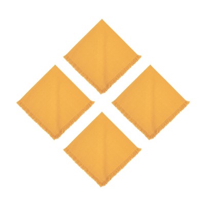 carol & frank Bryce Ochre Napkin Set of 4