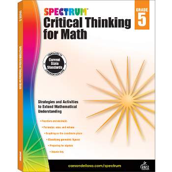 Spectrum Critical Thinking for Math, Grade 5 - (Paperback)