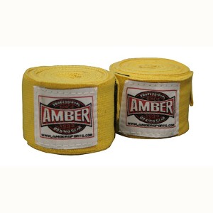 Amber Fight Gear Junior Elastic 120 Inch Handwraps, Safe, Breathable, Secure Fit for Boxing, Kickboxing, Muay Thai, and Martial Arts - 1 of 3