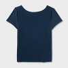 Women's Short Sleeve Boatneck Synthetic T-Shirt - Wild Fable™ - 4 of 4