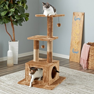 Two by Two Willow Cat Tower - Brown