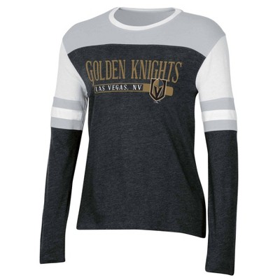 Concepts Sport Women's Vegas Golden Knights Marathon Knit Long Sleeve T- Shirt