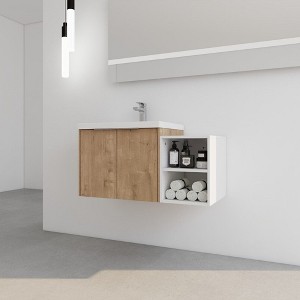 Osparple Floating Bathroom Vanity with Sink and Soft Close Doors,Modern Bathroom Sink Cabinet for Bathroom - 1 of 4