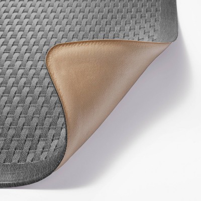 Elite Thick Comfort Mat Elite Dark Gray - Figmint;: Kitchen Floor Mat, Stain-Resistant, Indoor Use needs cleaning dusty