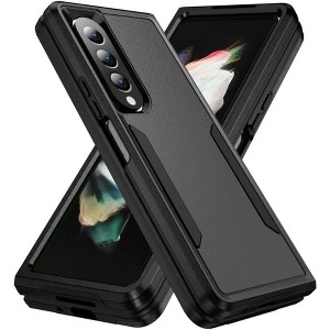 Entronix Case Compatible with Galaxy Z Fold 4 - Soft-Touch Dual-Layer Sleek Cover - 1 of 4