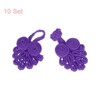 Unique Bargains Nylon Tang Suit Dress Sweater Handmade Sewing Fasteners Knot Closure Buttons 10 Sets - 3 of 4