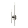 Livex Lighting Denmark 2 - Light Wall Light in  Brushed Nickel - 3 of 4