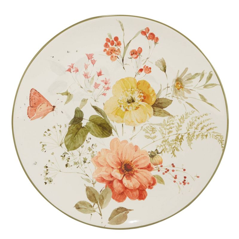 Set of 4 Nature&#39;s Song Assorted Dining Plates - Certified International, 4 of 8