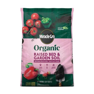 Miracle-Gro Organic Raised Bed and Garden Soil 1 cu. ft. - 1 of 4