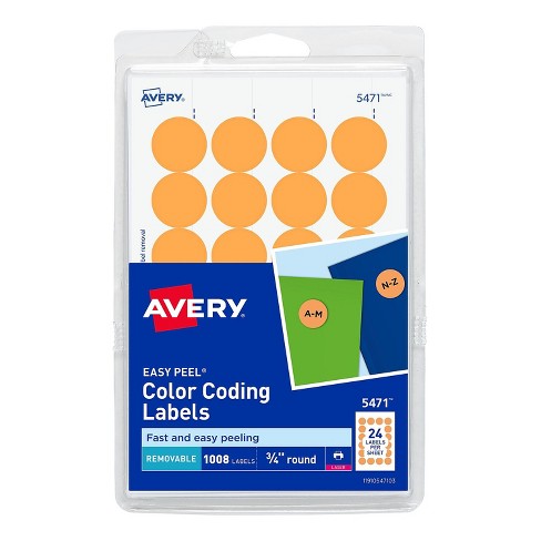 Avery Permanent Reinforcment Labels 1/4 Dia 560/pk White 06734 : Target