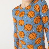 Juniors Slam Dunk Classic Pajama Set - Posh Peanut - 2 of 4