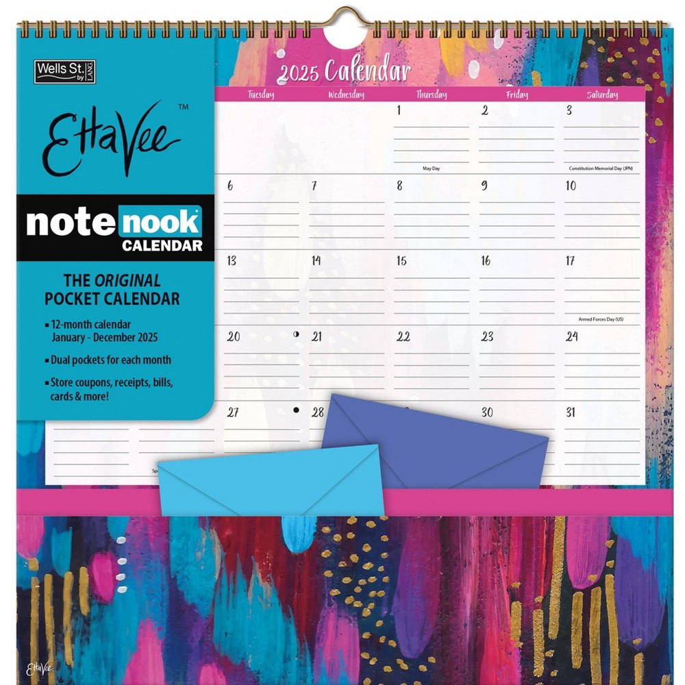 Photos - Planner LANG  Ettavee Note Nook Wall Calendar 2025