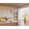 Runesay White Corner Bookshelf, 5 Tier Open Bookshelf, Storage, Display, Reading One-Stop Meet - 3 of 4
