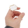 Unique Bargains Portable Marble Rectangle Ring Nail Art Palette 1 Pc - 3 of 4