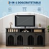 Acekool 71" Double Dog Crate Furniture, Heavy Duty Indoor Dog Kennel with Storage, Pet Cage End Table TV Stand - 4 of 4