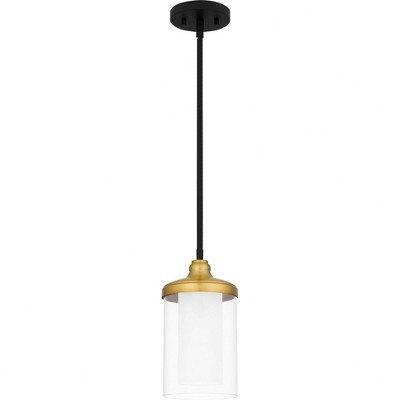 Quoizel Lighting Rowland 1 - Light Pendant in  Matte Black