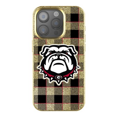 Keyscaper NCAA Plaid Bling Cell Phone Case for iPhone 14