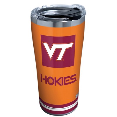 NCAA Virginia Tech Hokies 20oz Blocked Stainless Steel Tumbler