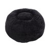 Sapphtopaz Extra Large Round Bean Bag Chair with Footrest Pillow Chenille Sofa Chair Bean Bag Chairs for Adults for Living Room, Bedroom - 2 of 4