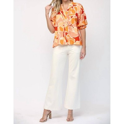 Women's Two Front Pocket Ponte Flare Pant - Fate