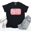 Simply Sage Market Women's Love Leopard Block Short Sleeve Garment Dyed Tee - 3 of 4