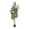 NicBex Artificial Plants Indoor, Faux Tree with Pot, Real Touch Outdoor Fake Plants for Living Room/Grand Entrance/Office Decor - 4 of 4