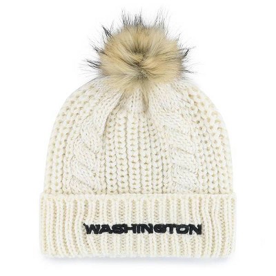 NFL Washington Football Team Women's Meeko Knit Beanie - Cream