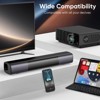 Itopfox Sound Bar for Smart TV with Bass Boost, Crisp Vocals, Bluetooth Connectivity for TV/PC/Gaming/Projectors, Optical/AUX/Wall Mount - 4 of 4