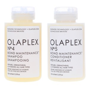 Olaplex No.4 Bond Maintenance Shampoo 3.3 oz & No.5 Conditioner 3.3 oz Combo Pack - 1 of 4