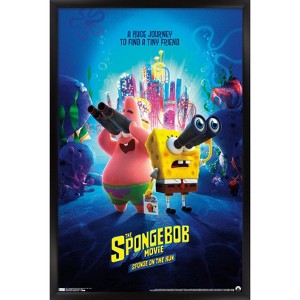 Trends International The SpongeBob Movie: Sponge On The Run - Key Art Framed Wall Poster Prints - 1 of 4
