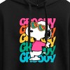 Women's - Peanuts - Groovy Stacked Cropped Graphic Hoodie - 2 of 4