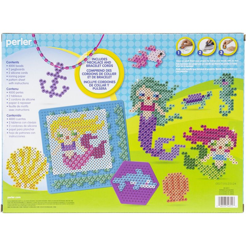 Perler Deluxe Fused Bead Kit-Mermaid, 2 of 3