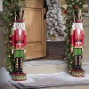 Haute Decor 37" Christmas Nutcracker Green/Red - 4 of 4