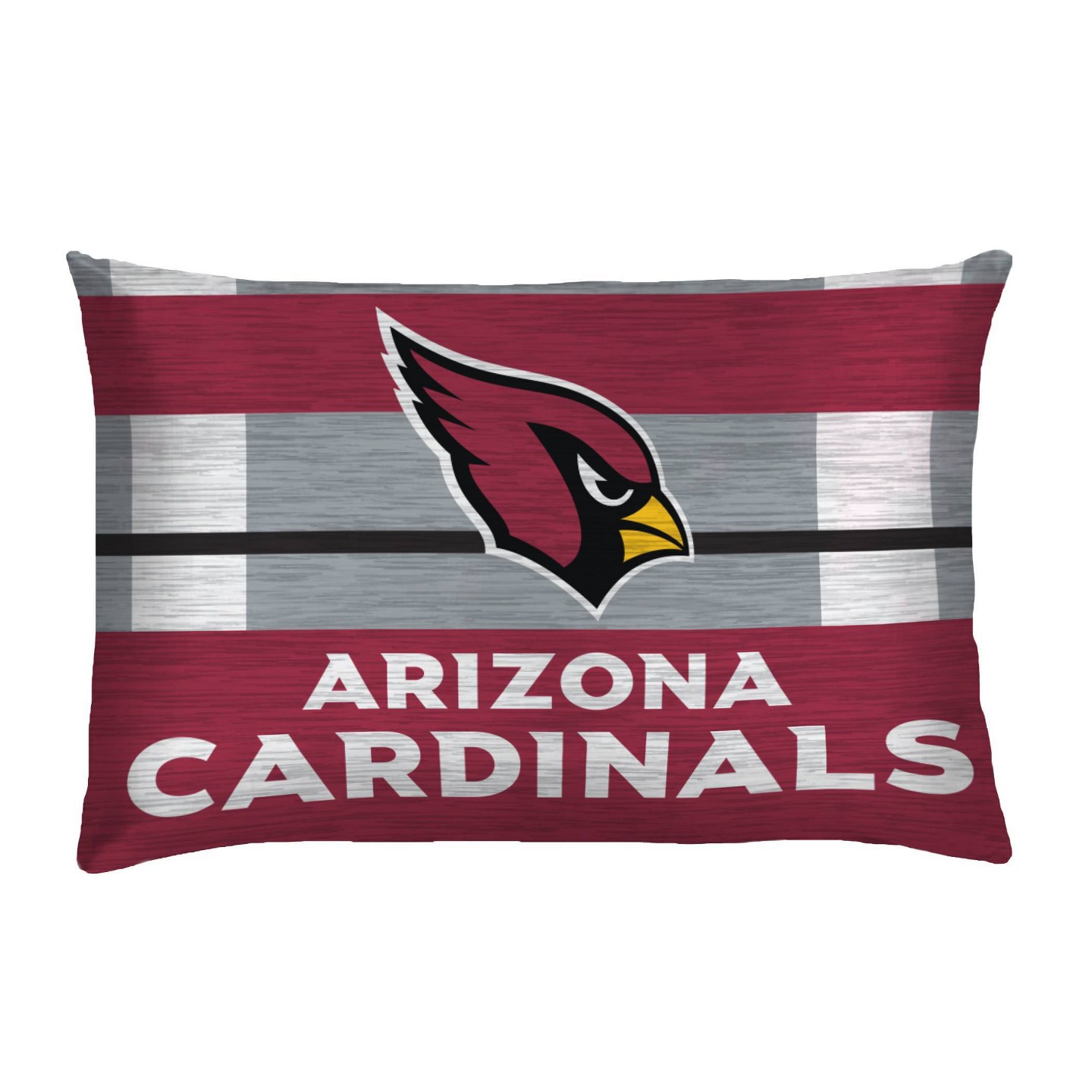 Постельное бельё NFL Arizona Cardinals Heathered Stripe Queen Bed in a Bag - 3pc, цвет: Полосатый — фото 3