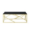 NicBex Modern 48" Rectangle Coffee Table with Geometric Metal Frame for Living Room and Bedroom - 3 of 4