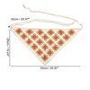 Unique Bargains Women's Fashion Hollow Triangle Headwrap 20.87"x10.24" Green 1 Pc - 3 of 4
