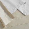 PAGED 50x84 Inch Polyester Twist Tab Lined Blackout Curtains,Faux Silk Sheen Base Face Fabric Curtain Panels for Living Room,Bedroom - 4 of 4