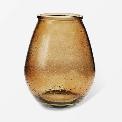 Amber Glass Vase - Threshold™ designed with Studio McGee