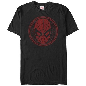 Men's Marvel Spider-Man Web Mask T-Shirt - 1 of 4