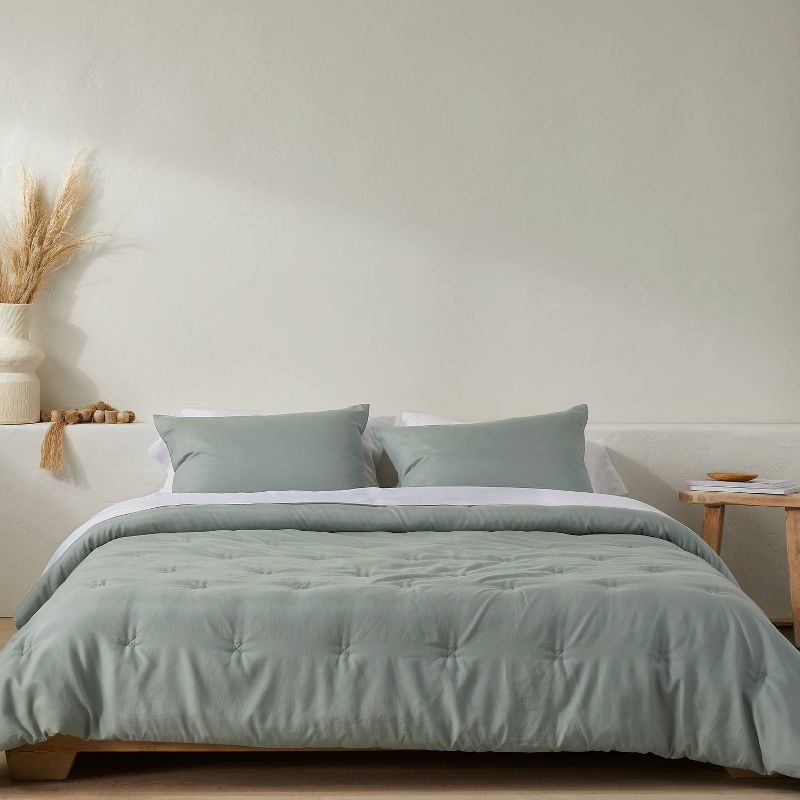 Lyocell Cotton Blend Comforter & Sham Set - Casaluna™, 2 of 9