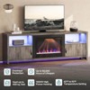 Bestier Modern Entertainment Center with Electric Fireplace Up to 80'' - 4 of 4
