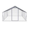 Large Outdoor Chicken Coop 26 x 10 x 6 FT,Metal Chicken Run with Roof Cover Predator Resistant Wire and Lockable Door for Backyard - LAOTIES - 4 of 4