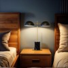 Fortune Candy Modern Black and Gold Table Lamp with Ceramic Fixture, Elegant Desk Light for Home or Office - 3 of 4