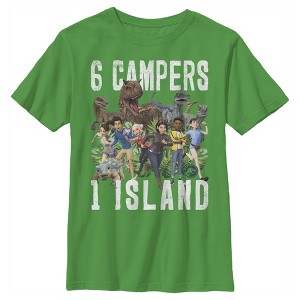 Boy's Jurassic World: Camp Cretaceous Campers 1 Island T-Shirt - 1 of 3