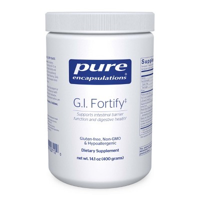 Pure Encapsulations G.I. Fortify - Supports Function, Microflora Balance, Cellular Health & Detox of G.I. Tract - With Slippery Elm Bark - 14.1 Oz