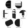 Corner Wine Rack, with Detachable Wine Rack, Bar Cabinet with Glass Holder, Small Sideboard and Buffet Cabinet with Mesh Door - 4 of 4