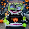 Joyfy Halloween Decorations Trunk or Treat Car Decorations Kit, Frankenstein Car Stickers with Balloons for SUV House Garage Door Decor Props - 2 of 4