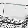 Small Steel Dish Drainer Black - Brightroom™: Freestanding Dish Drying Rack with Utensil Holder, Powder-Coated Steel - 3 of 3