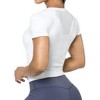 Workout Crop Tops for Women Short Sleeve Workout Shirts for Running Gym Yoga Athletic Exercise - 2 of 2